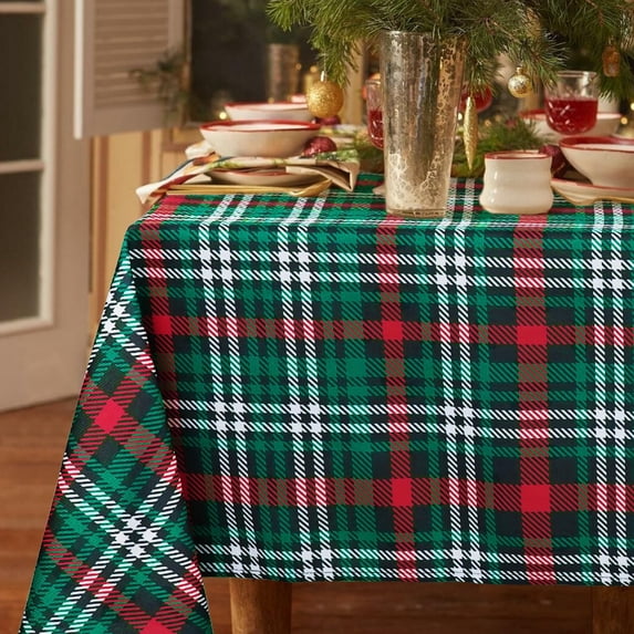 Christmas Tablecloth, Christmas Table Cloth Holiday Tablecloth for Christmas Decor
