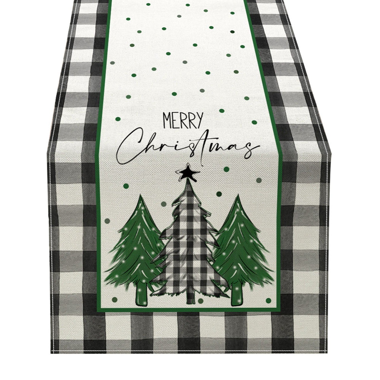 Christmas Tablecloth Christmas Tree Snowman Tablecloth Holiday ...