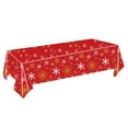 thumbnail image 1 of Christmas Tablecloth, Plastic Tablecloth, Extra Large Waterproof Disposable Table Cover With Christmas Tree Patterns, Multicolor Party Decoration For Catering And Outdoor Use, 1 of 7