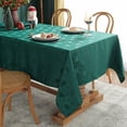 thumbnail image 1 of Christmas Tablecloth Rectangle, Jacquard Table Cloth Spillproof and Wrinkle Resistant with Christmas Tree Patterns for Dining Room & Holiday Decoration, 1 of 7