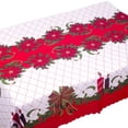 thumbnail image 1 of Christmas Tablecloth Rectangle for Holiday Party: Waterproof Fabric Kitchen Dining Table Cover - B, 1 of 5