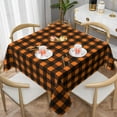 thumbnail image 1 of Christmas Tablecloth Square 60×60 Inch Blue Snowflake Winter Table Cloth Water Resistant Fabric Table Covers for Kitchen Dining Small Tablecloth for Party Home Decor, 1 of 6