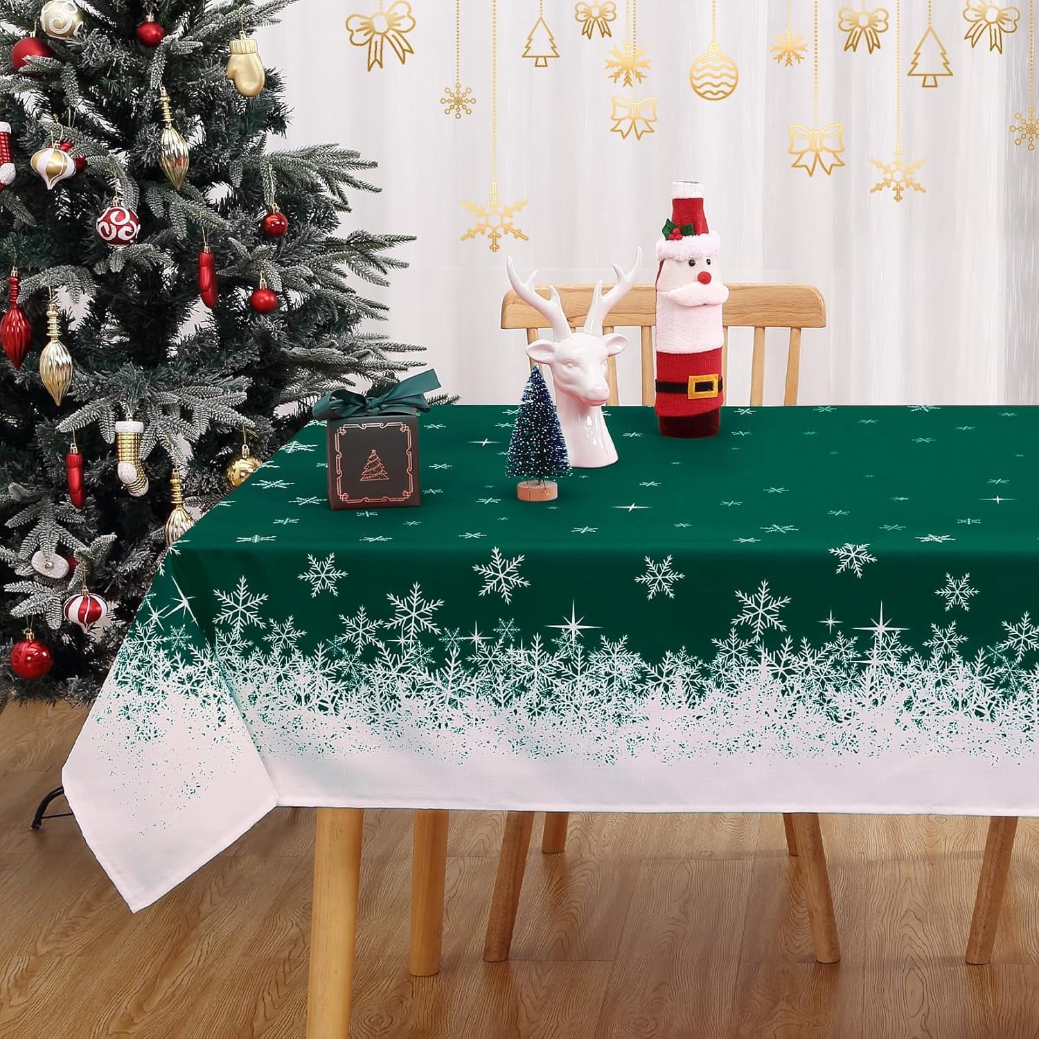 Christmas Tablecloths for Rectangle Tables 60x102 Chirstmas Table Cloth ...