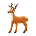 thumbnail image 1 of Christmas Tabletop Deer Decor Holiday Faux Deer Statue Christmas Miniature Reindeer Decoration Figurines for Birthday Party Wedding Desk Decoration, 1 of 4