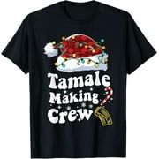 SASSALILLY Christmas Tamale Making Crew Funny Tamali Squad Lover Food T-Shirt