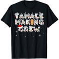 thumbnail image 1 of Christmas Tamale Making Crew T-Shirt men and women can wear, black, white, gifts, 1 of 4