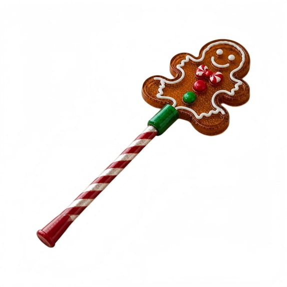 Christmas Tap-to-Pay Wand, Festive Contactless Card Holder, Gingerbread