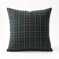 thumbnail image 1 of Christmas Tartan Plaid Throw Pillow 18x18 Inch Filled Decorative Cushion Holiday Red Green Plaid Pillow for Sofa Couch Living Room Home Decor, 1 of 6