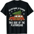thumbnail image 1 of Christmas Teacher Squad Festive Car Tree Lights Xmas T-Shirt Tee, 1 of 4