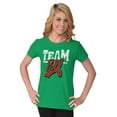 thumbnail image 1 of Christmas Team Elf Santa's Helper Women's T Shirt Ladies Tee Brisco Brands S, 1 of 5