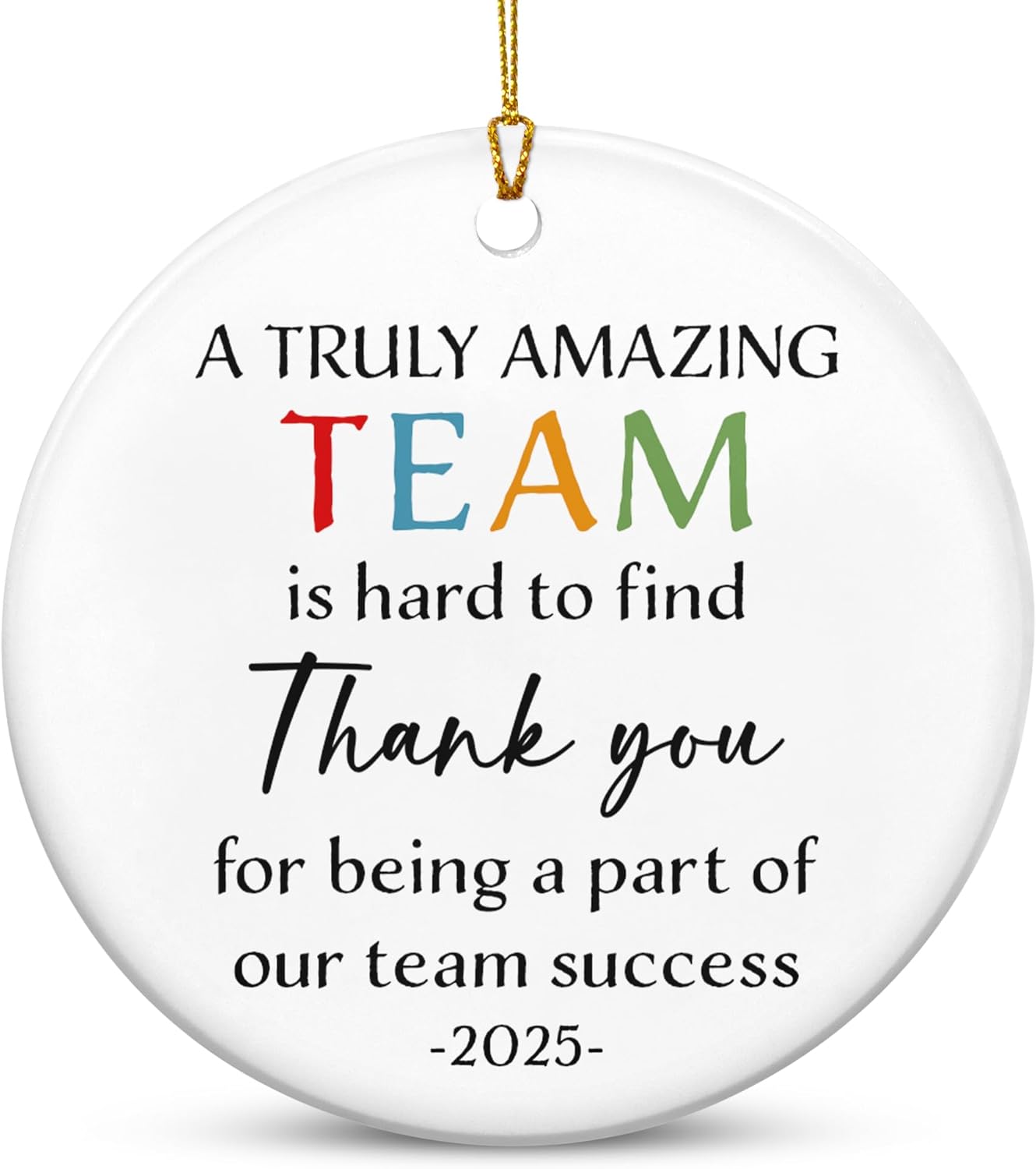 Christmas Team Gifts for Employees - Ceramic Christmas Ornaments 2025 ...