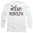 thumbnail image 1 of Christmas Team Rudolph Unisex Adult Long-Sleeve T Shirt, 1 of 2