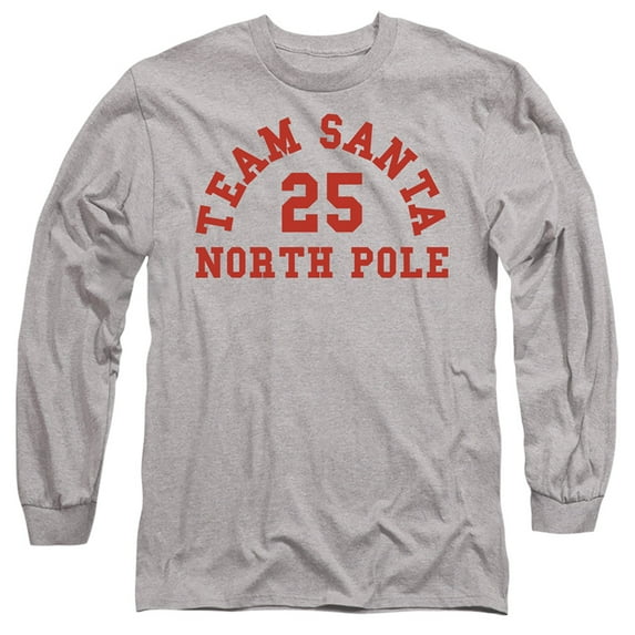 Christmas Team Santa Unisex Adult Long-Sleeve T Shirt