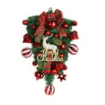 Christmas Teardrop Swag Wall Hanging Ornament for Festival Garden