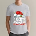 thumbnail image 1 of Christmas Tee Team Santa Claus Christmas Family Matching Pajama Funny Xmas T-Shirt, OdeJous Grey XX-Large, 1 of 5