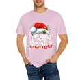 thumbnail image 1 of Christmas Tee Team Santa Claus Christmas Family Matching Pajama Funny Xmas T-Shirt, OdeJous Pink Small, 1 of 5