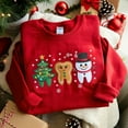 thumbnail image 1 of Christmas Teeth Embroidered Sweatshirt, Dentist Xmas Embroidery Shirt, New Year Dental Gifts, 1 of 5