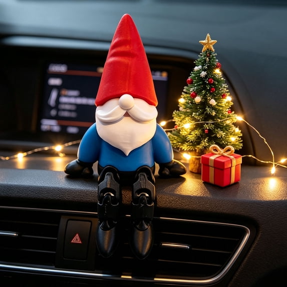 Christmas Theme 3D Printed Christmas Figurine – Shelf Sitter Christmas Decorations, Tabletop Christmas Decor