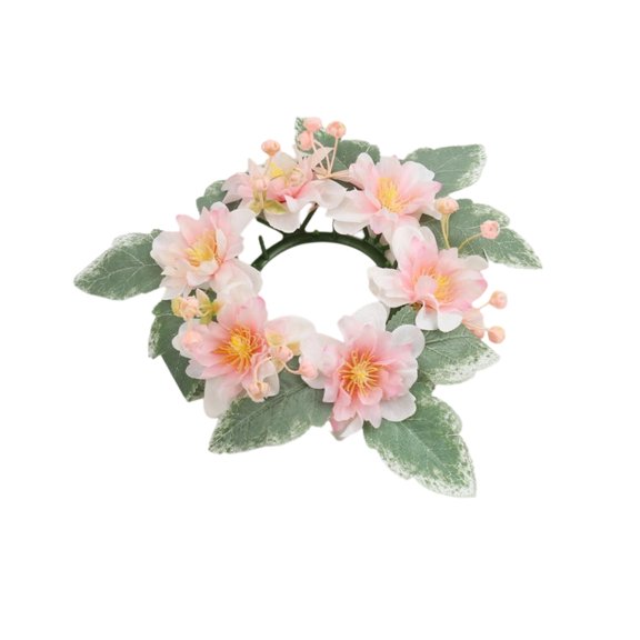 Christmas Theme Peony Candlestick with Realistic er Details, Perfect for Holiday Centerpieces, Seasonal Home Decor, and Creating Beautiful Atmosphere During Christmas Celebrations and Winter Parties