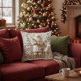 thumbnail image 1 of Christmas Themed Cushion Cover - Festive Design for Sofa, Chair, Bedroom, Living Room, Home Holiday Decor, Soft & Durable Cushion Cover for Christmas, 18*18in, A, 1 of 7