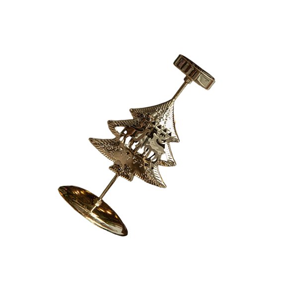 Christmas Themed Holder LED Tealight Stand Iron Flower Star Snowflake Candlestick for Family Celebration