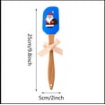 thumbnail image 1 of Christmas-Themed Silicone Baking Spatula, Silicone Butter Scraper, Wooden Handle Cake Mixing Knife, Festive Kitchen Baking Tool, Ideal for Holiday Baking, Cake Decorating & Cream Mixing, 1 of 2