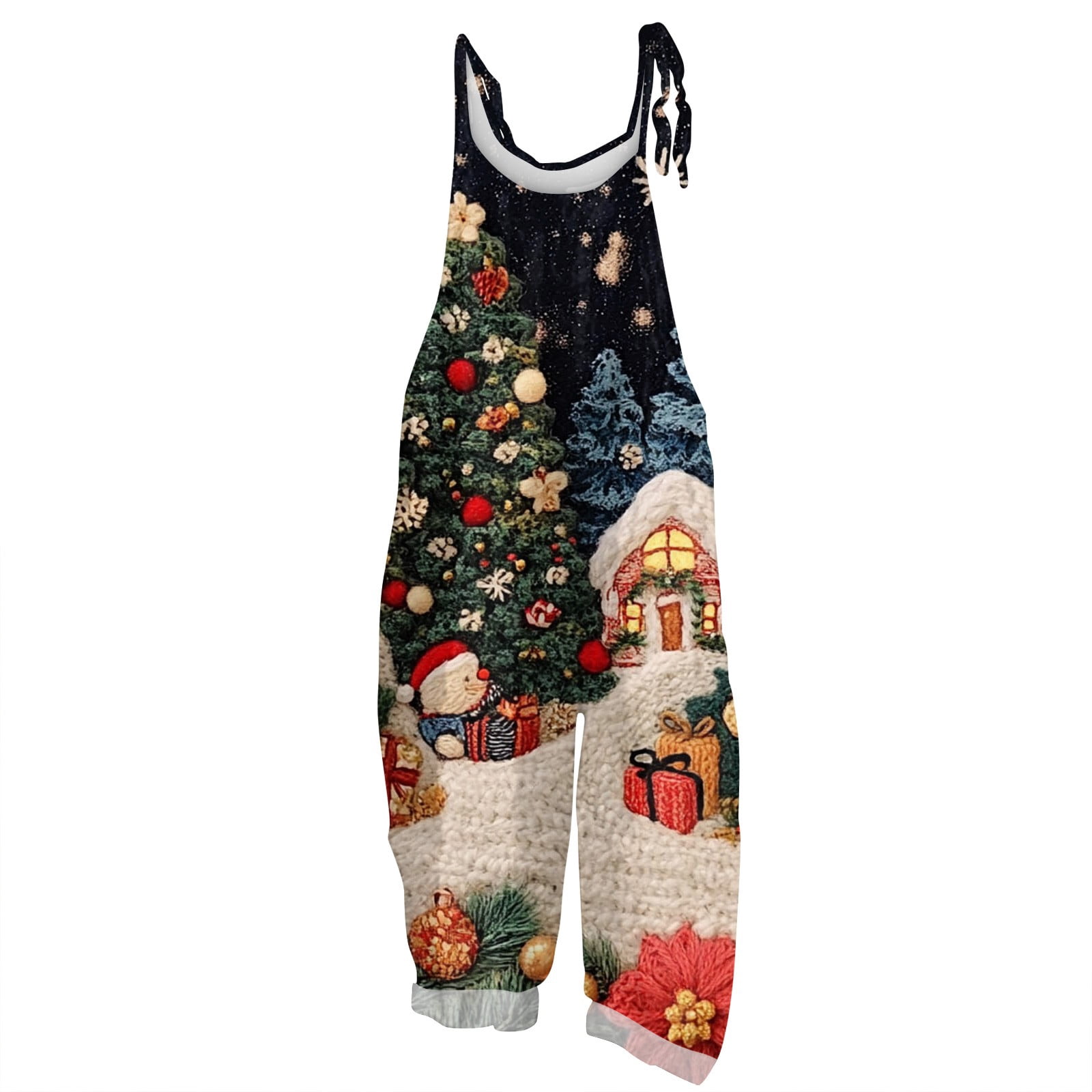 Bailey Boys Baby Knit Green Romper - Santa Claus Face main image 1