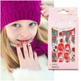 thumbnail image 1 of Christmas Themed Wearable Stickers for Kids 24 Piece Decorative Pack Party Manicure Designs 24PCS, 1 of 4