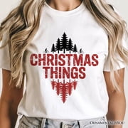 Christmas Things Retro Pop Classic T-Shirt, Holiday Tee Gift