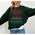 thumbnail image 1 of Christmas Things Vintage Cozy Crewneck Sweatshirt, TV Series Retro Shirt Unisex All Size, Xmas Gifts, Friends Gift, 1 of 2
