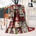 thumbnail image 1 of Christmas Throw Blanket 60x80, Flannel Plush, Soft Warm Lightweight Winter Blanket for Couch, Bed, Cabin, Holiday Decor Gift., 1 of 5