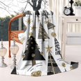thumbnail image 1 of Christmas Throw Blanket 60x80, Flannel Plush, Soft Warm Lightweight Winter Blanket for Couch, Bed, Cabin, Holiday Decor Gift., 1 of 5