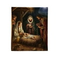 thumbnail image 1 of Christmas Throw Blanket-Jesus Series,39.4x27.6 inches Reversible and Ultra-Plush Flannel Fleece-Winter Christmas Sherpa Throw- Lightweight Soft and Cozy-Holiday Decorative Throw, 1 of 6