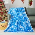 thumbnail image 1 of Christmas Throw Blanket - Lightweight Flannel Fleece Christmas-Themed Snowflake Blankets for Couch, Bed, Holiday Decor (60x80 Inches), 1 of 8