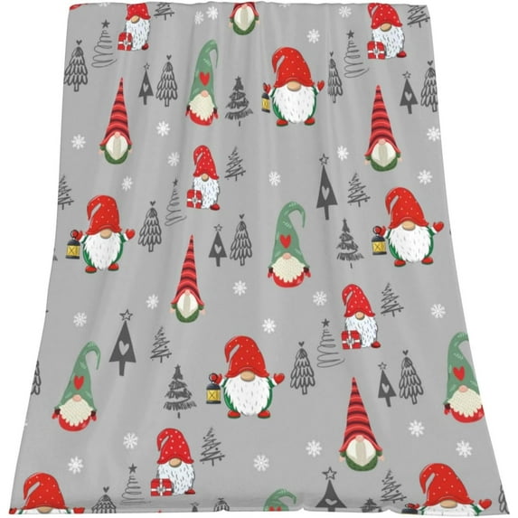 Christmas Throw Blanket Snowflake Blanket Luxury Soft & Lightweight Fuzzy Flannel Throw Blankets Christmas Holiday Decor for Living Room Couch Sofa Bed 40" x 50"