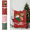 thumbnail image 1 of Christmas Throw Blanket Twin Red Plaid Green Christmas Socks Blanket Xmas Holiday Blanket for Couch Sofa Bed Lightweight Fuzzy Fleece Adult Blankets and Throws Decorative 31.5x47.2 Inches, 1 of 6