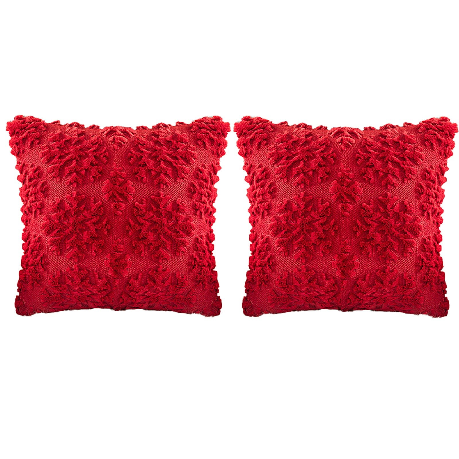 Christmas Throw Lumbar Pillow Cover Decorations Holiday Decor Plush