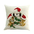thumbnail image 1 of Christmas Throw Pillow Case Square Waist Cushion Cover Home Sofa Car Decor, 1 of 1
