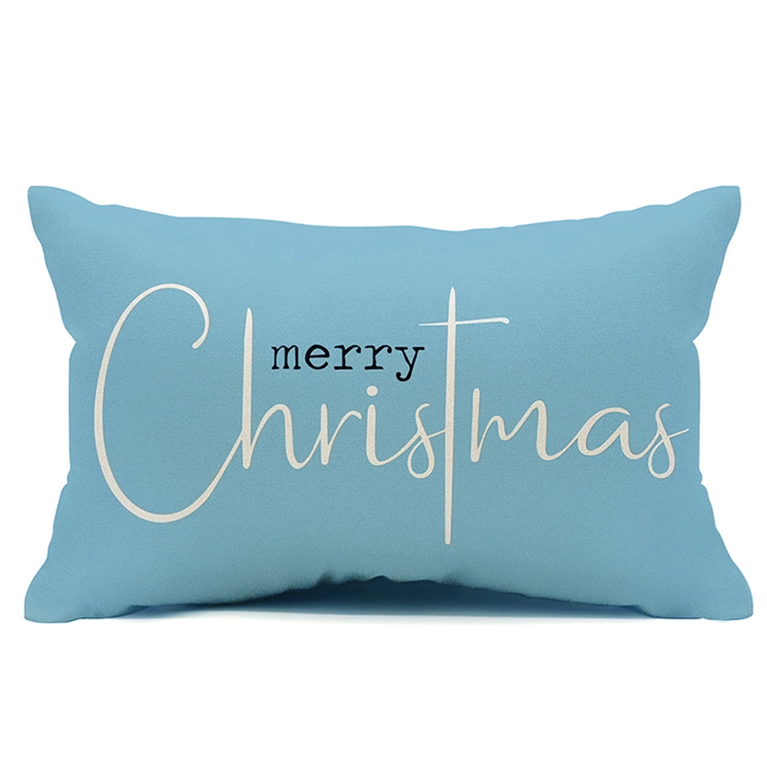 Christmas Throw Pillow Covers 12x20 Inch Merry Christmas Farmhouse