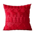 thumbnail image 1 of Christmas Throw Pillow Covers 18x18 Inch Soft Plush Decorative Pillow Cases with Christmas Tree Reindeer Design for Winter Holiday Home Decor Bedroom Sofa Living Room Xmas Farmhouse Style, 1 of 8