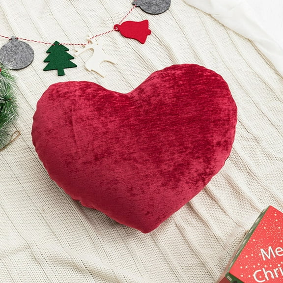Christmas Throw Pillow,Red and White Peppermint Decorative Cushion with Durable Pile Material and Exquisite Embroidery for Living Room Sofa and Car Lumbar Support Holiday Decoration-A