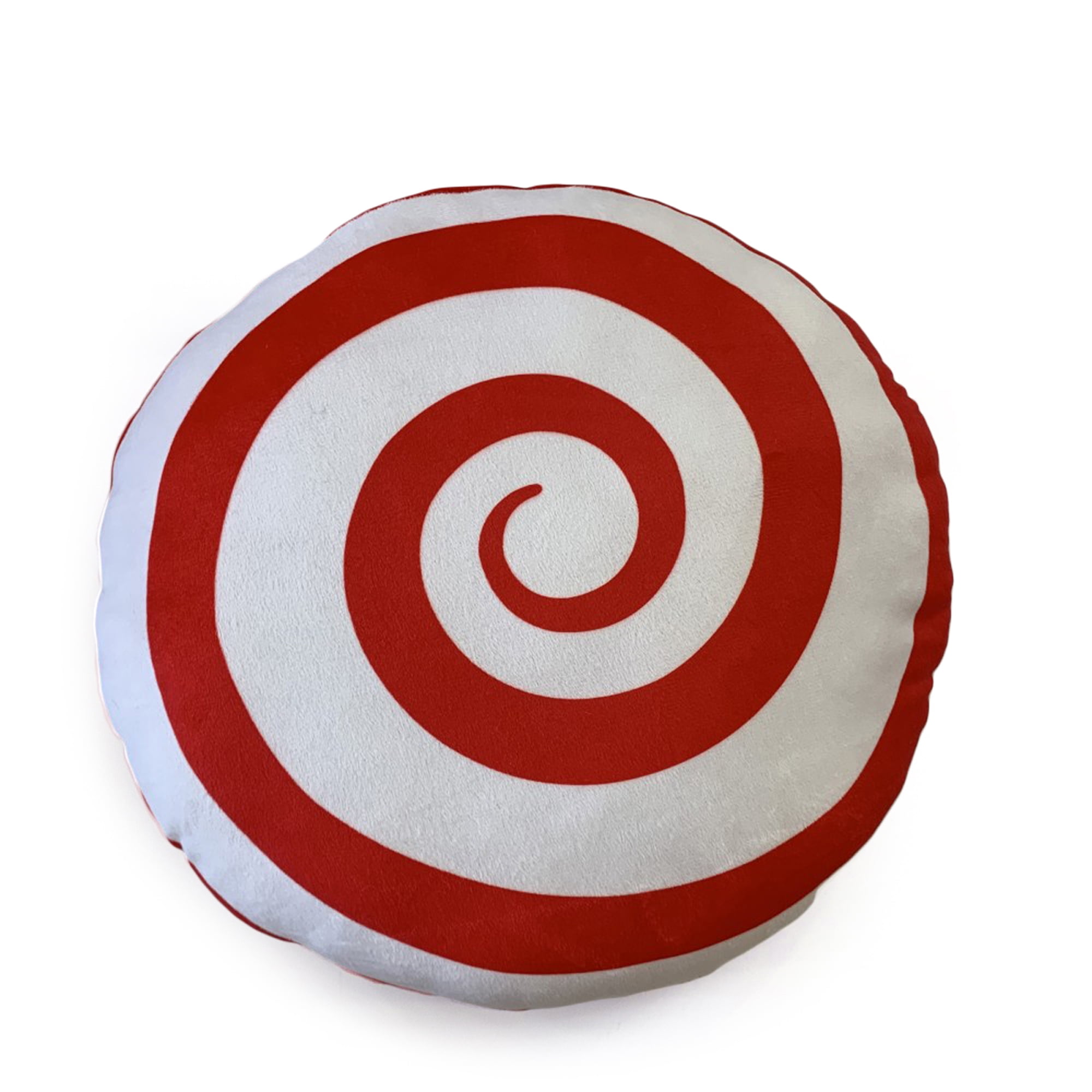 Christmas Throw Pillow Soft Plush Toy Cute Round Candy Sofa