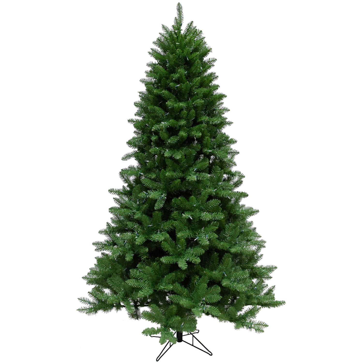 Christmas Time 6.5-Ft. Greenland Pine Artificial Christmas Tree, Unlit | Realistic High Quality PVC | Festive Holiday Decor for Home and Office | Flame Retardant