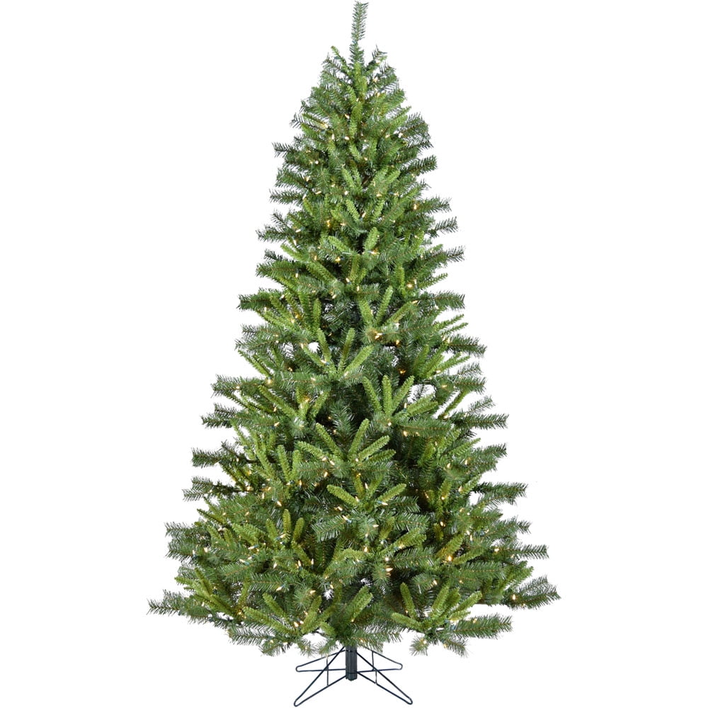 6.5-Ft Green Pine Artificial Christmas Tree with Lights