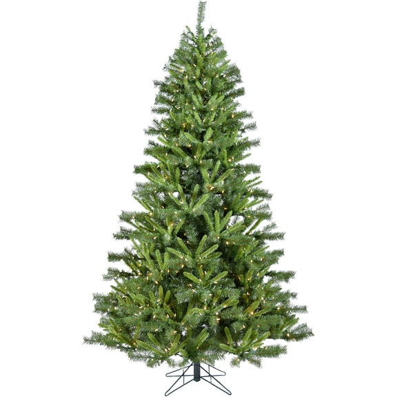 Christmas Time 7.5-ft. Norway Pine Artificial Christmas Tree, 600 Dual Multi & Warm White LED Lights