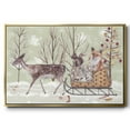 thumbnail image 1 of Christmas Time Collection A - Framed Gallery Wrapped Holiday Canvas - 27 x 41 - Gold Frame, 1 of 9
