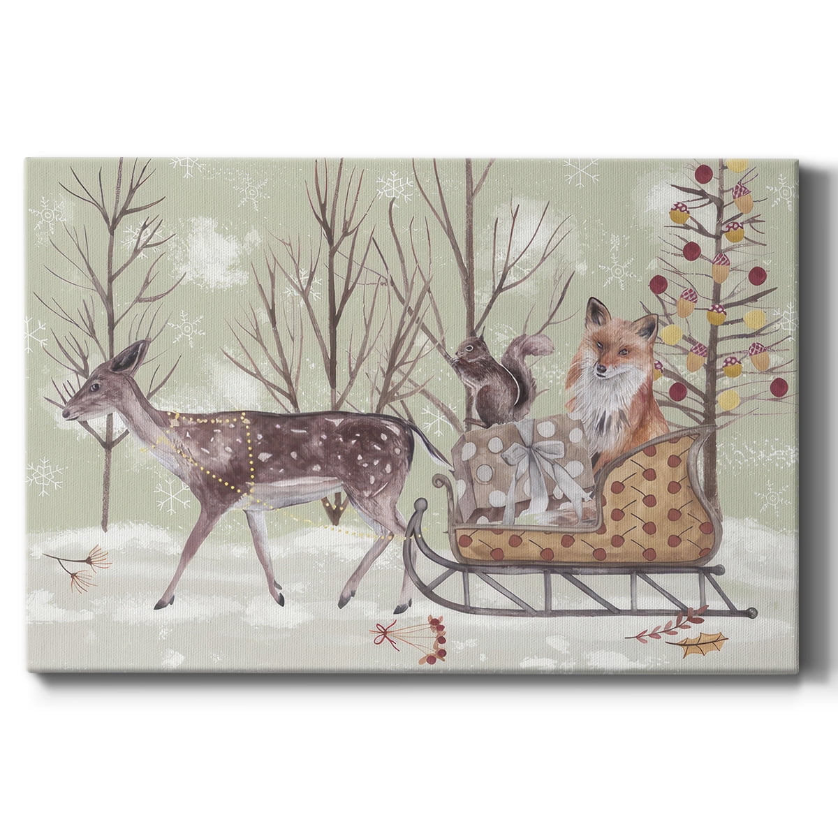 Christmas Time Collection A- Gallery Wrapped Canvas