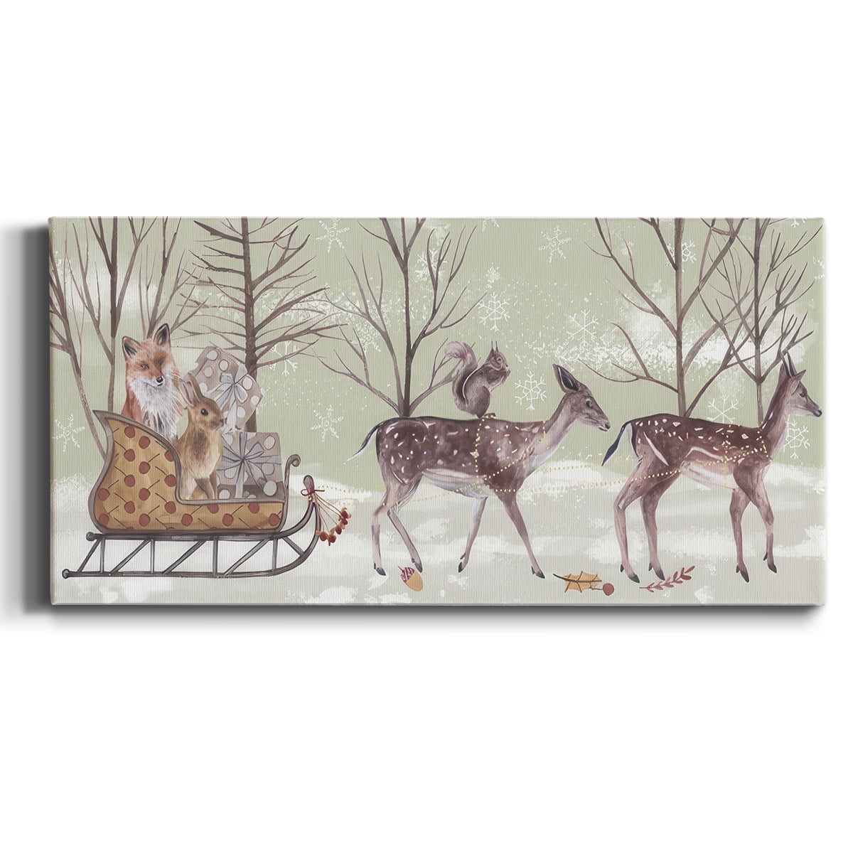 Christmas Time Collection D- Gallery Wrapped Canvas