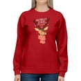 thumbnail image 1 of Christmas Time Is Here! Women Sweatshirt, Female 5X-Large, 1 of 4