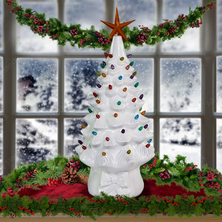 Christmas Time Christmas Tree Figure, 36 Inches Tall | Perfect Interior Holiday Figure with Illuminated Star and Bulbs | Resin White Tree | CT-RS036TR1-WT - Walmart.com Christmas Time Christmas Tree Figure, 36 Inches Tall | Perfect Interior Holiday Figure with Illuminated Star and Bulbs | Resin White Tree | CT-RS036TR1-WT - Walmart.com